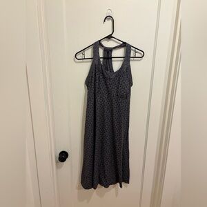 Prana Black Patterned Dress, Large